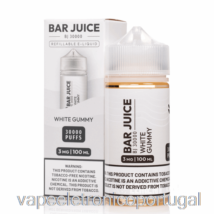 Vape Eletronico Goma Branca - Suco Em Barra - 100ml 0mg